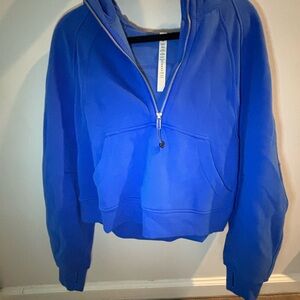 Women’s M/L Scuba Oversized Half-Zip Hoodie
